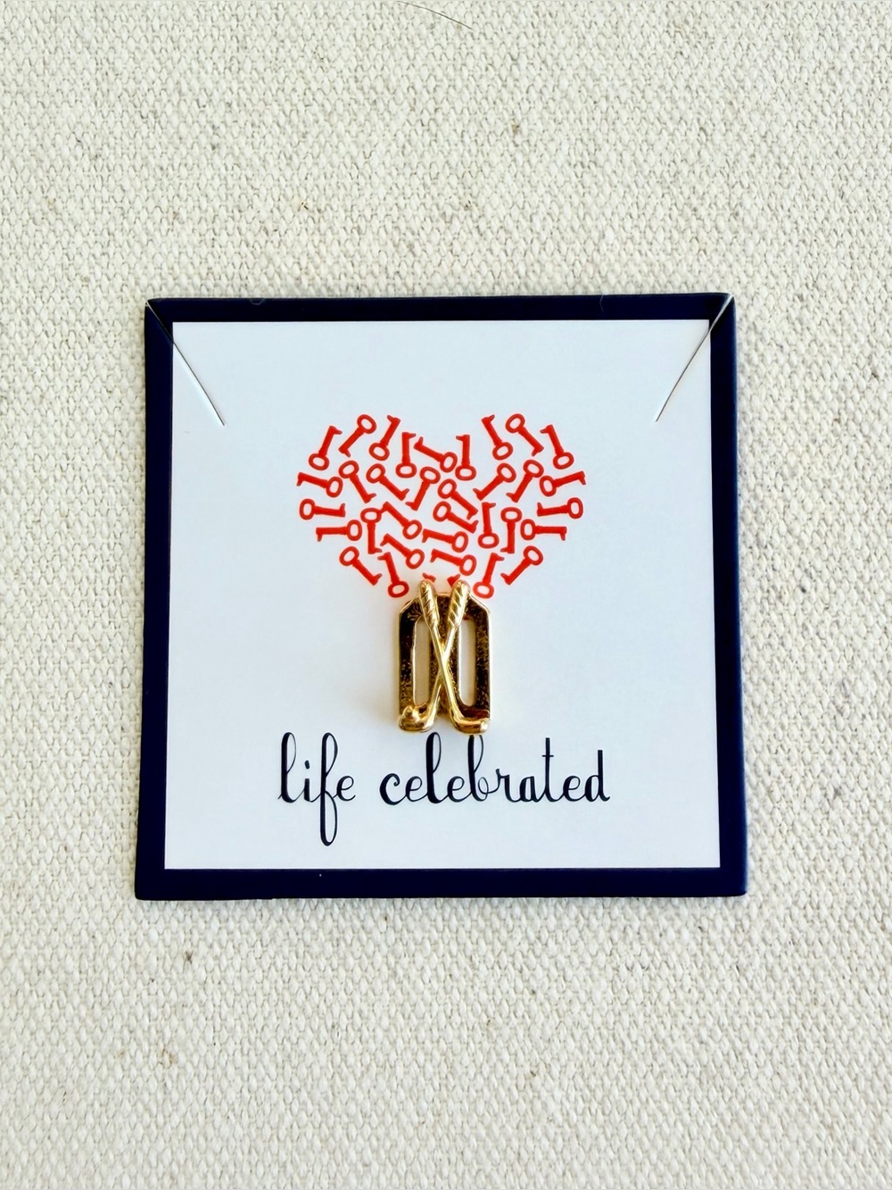 *Gold Clubs Charm* Retired KEEP COLLECTIVE